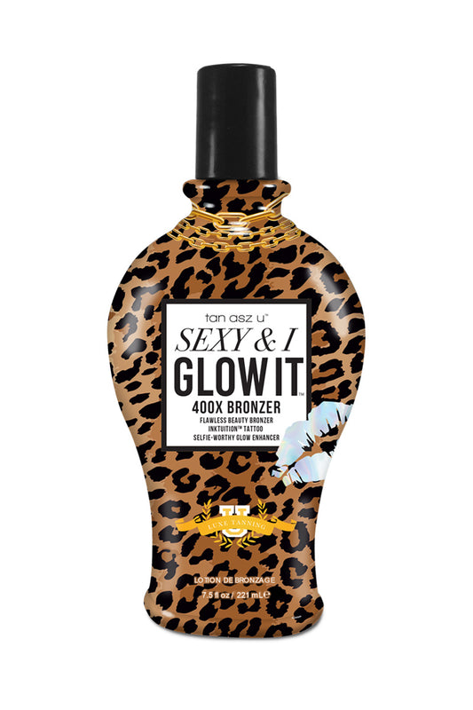 Tan Asz U Double Shot Sexy & I Glow it 400X, Flawless Beauty Bronzer, Inktuition Tattoo Enhancer, Selfie Formula. 221 ml