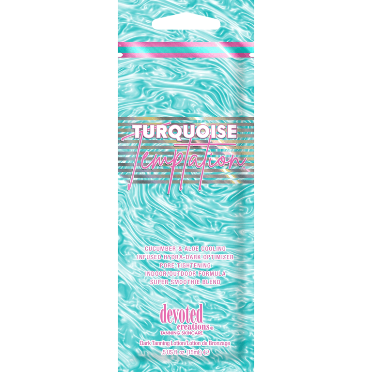 Solarium accelerator Devoted Creations Turquoise Temptation Hydra Dark Optimizer with colling effect, 15 ml