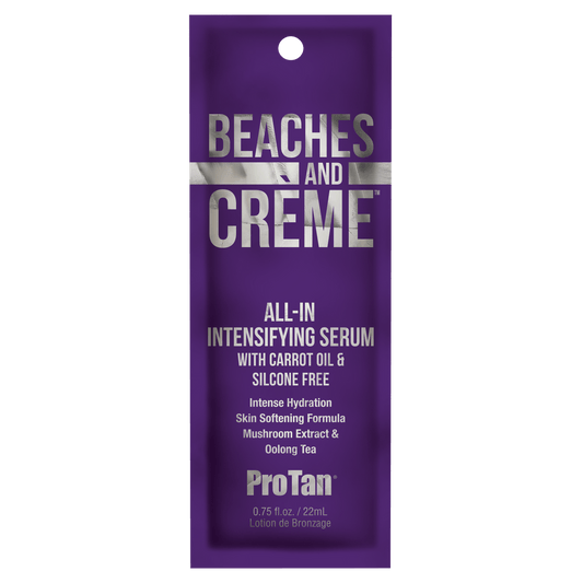 Pro Tan Solarium Accelerator Pro Tan Beaches & Crème sachet with carrot oil and mushroom extract