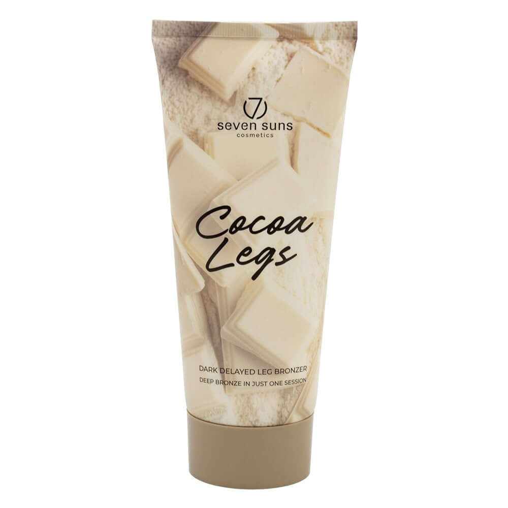 Solarium cream for legs 7suns Cocoa Legs, Dark Delayed Bronzer, 200 ml