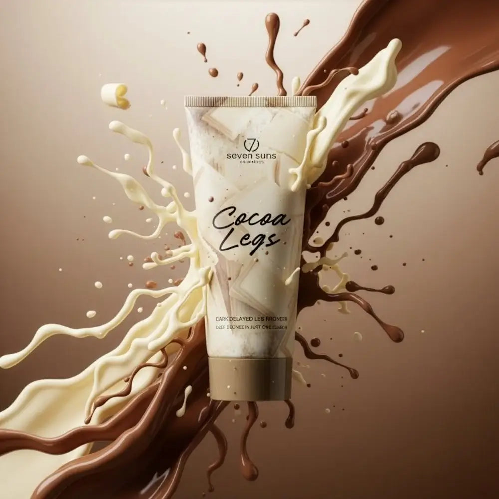 Solarium cream for legs 7suns Cocoa Legs, Dark Delayed Bronzer, 200 ml