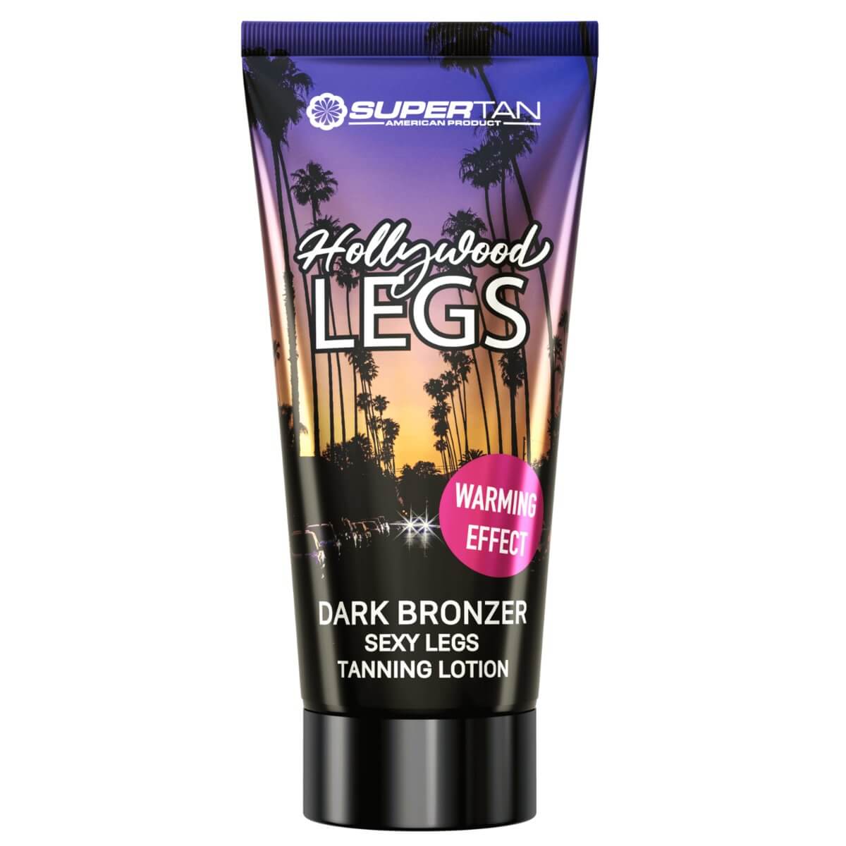 Solarium cream for legs Supertan Hollywood Legs, dark bronzer with warming effect, 135 ml