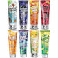 Fiesta Sun Solarium Lotion variety pack with eight fruit-flavored tanning accelerators