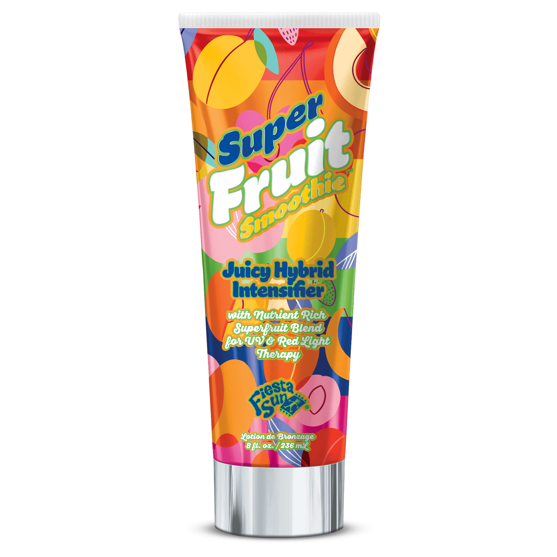 Fiesta Sun Super Fruit Smoothie UV and red light therapy tanning lotion