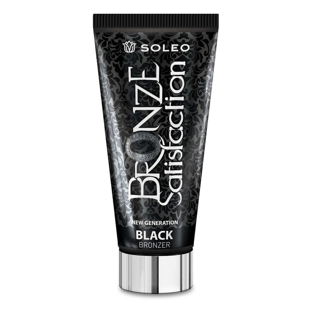 Soleo Black Bronzer Satisfaction strong bronzer for solarium with macadamia, 150 ml