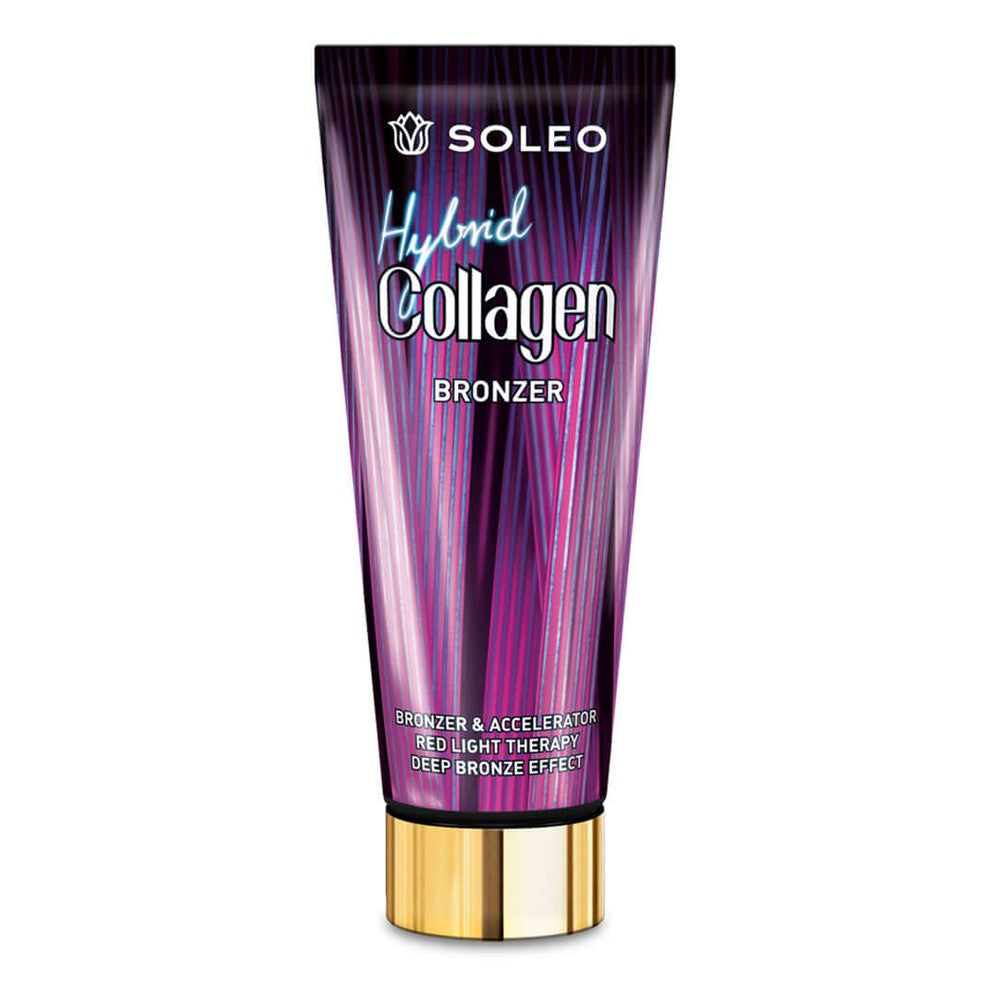 Soleo Collagen Hybrid Bronzer collagen bronzer for solarium with macadamia, 200 ml