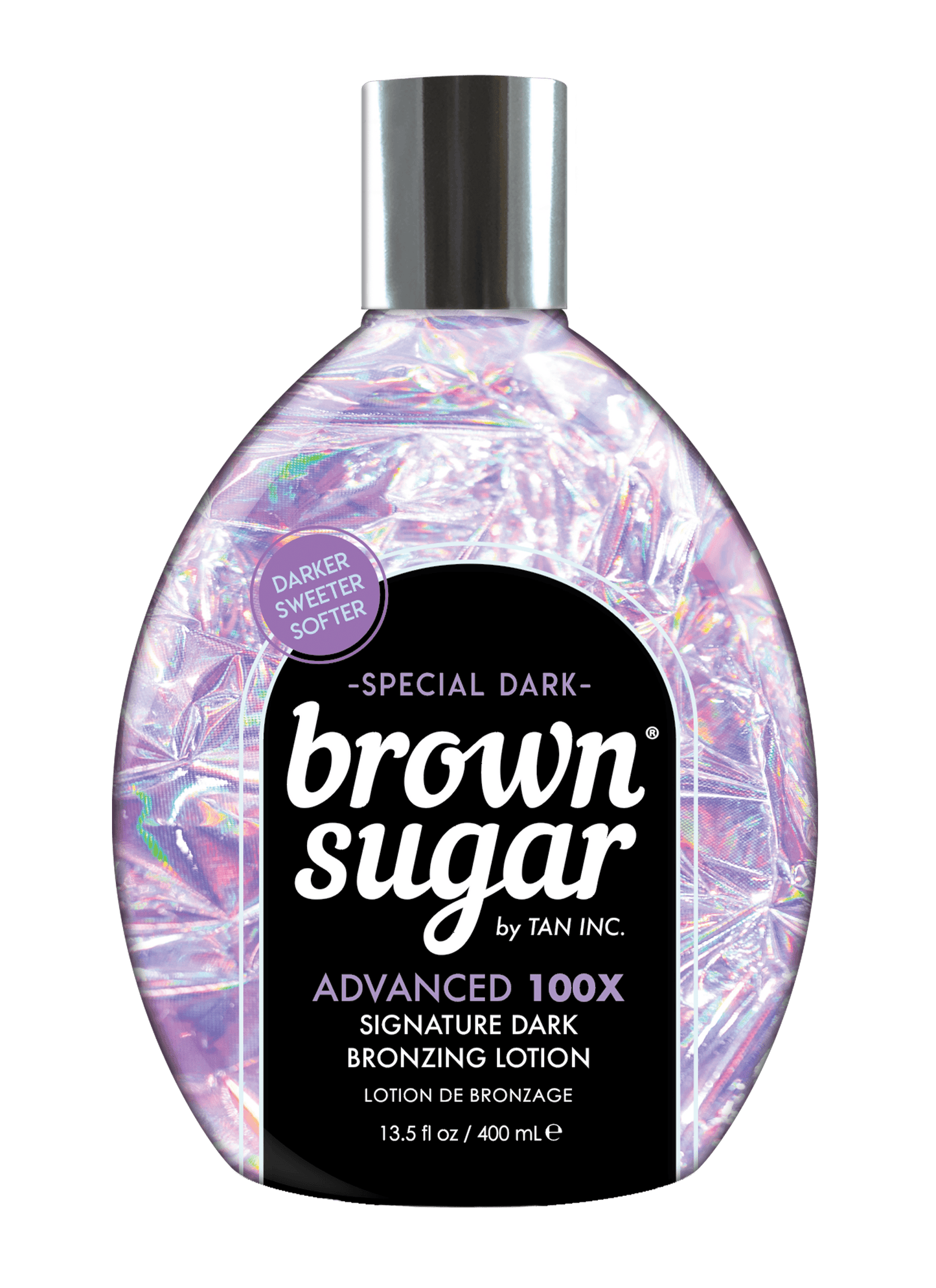 Balsam do solarium z zaawansowanymi ciemnymi bronzerami Tan Inc Special Dark Brown Sugar 100X, 400 ml