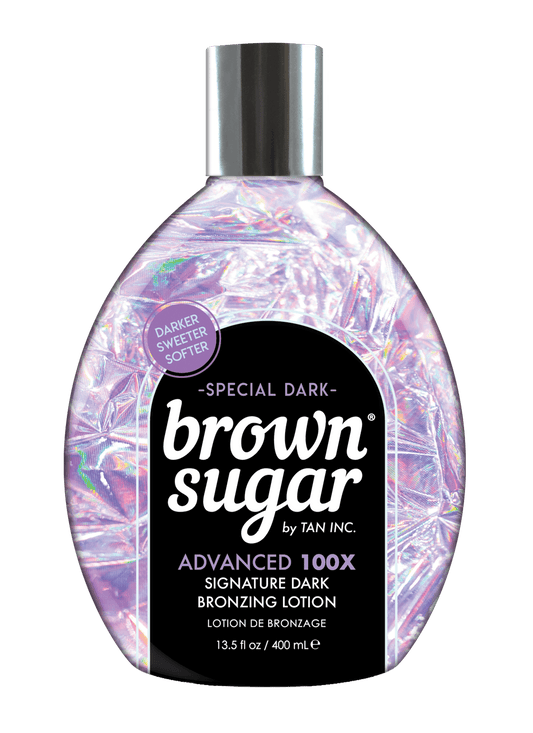 Lotion for solarium with advanced dark bronzers Tan Inc Special Dark Brown Sugar 100X, 400 ml