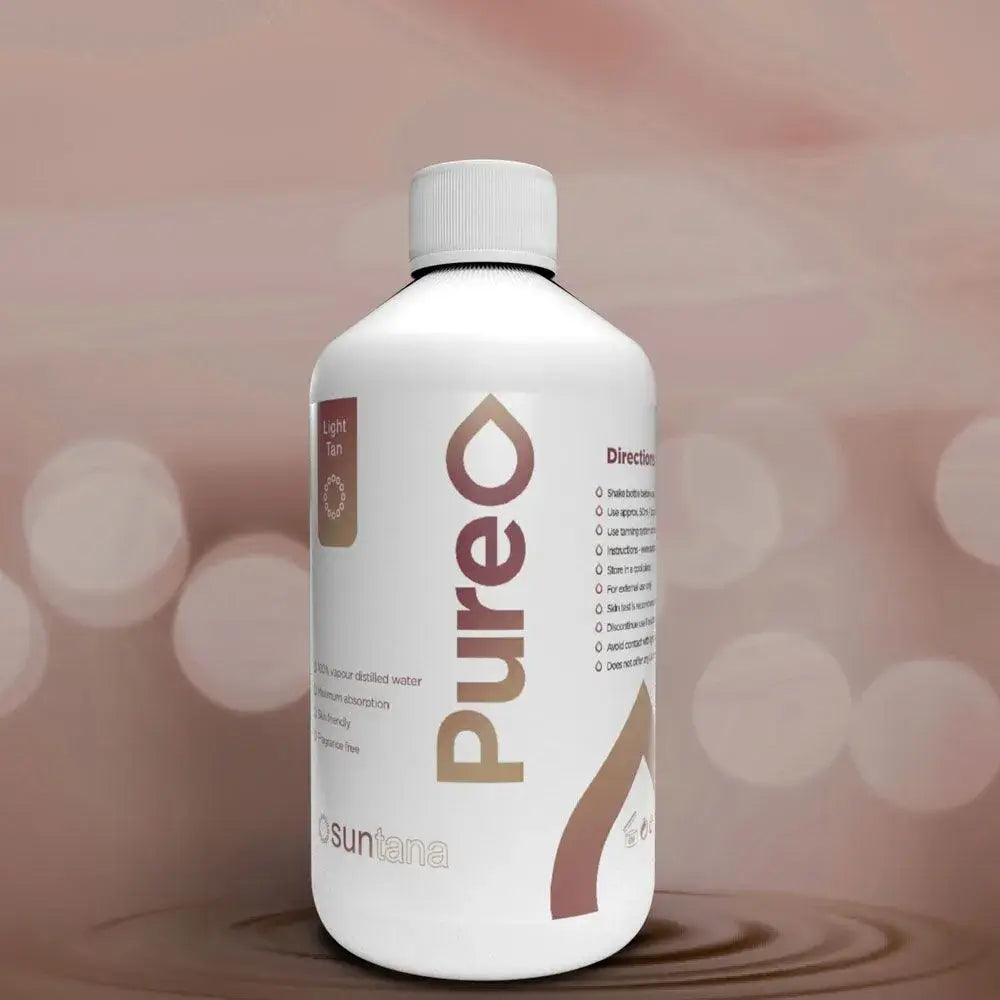 Loción de bronceado en spray Pure After Dark, sin fragancia, amigable con la piel, bronceado puro, 250 ml
