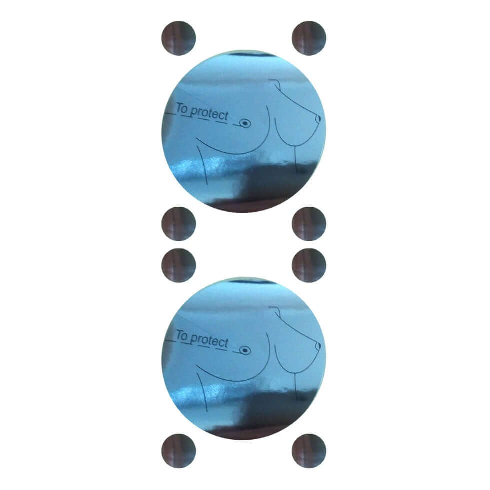 Sticker for tanning for female breast and moles protection in solarium or sun