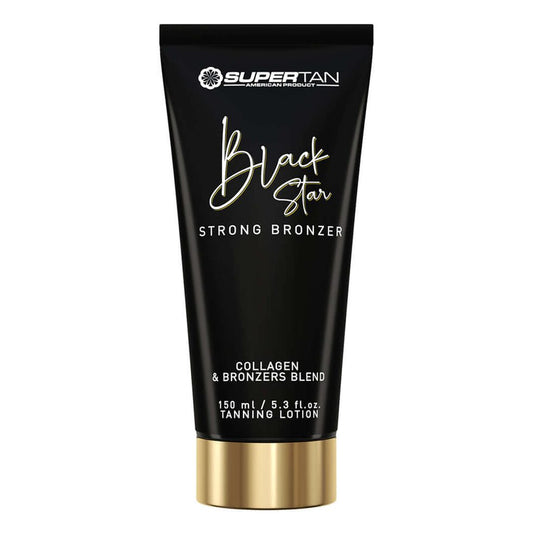 Supertan Black Star multi-bronzer for solarium strong tan and rejuvenating effect 150 ml