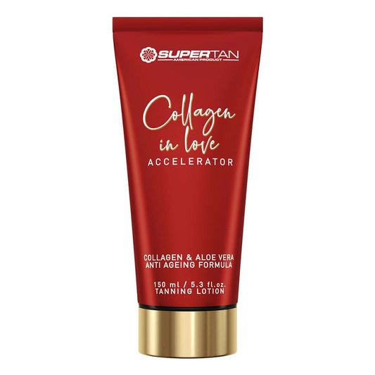 Supertan Collagen in Love collagen aloe vera accelerator for solarium, rejuvenating effect 150 ml