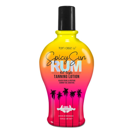 Tan Asz U Spicy Sun Rum Hot Tingle lotion for solarium with black pearl and peptide, 22 ml
