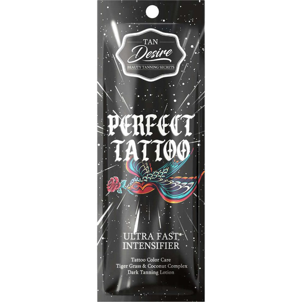 Tan Desire Perfect Tattoo ultra-fast Intensifier for solarium with tattoo protection, 15 ml