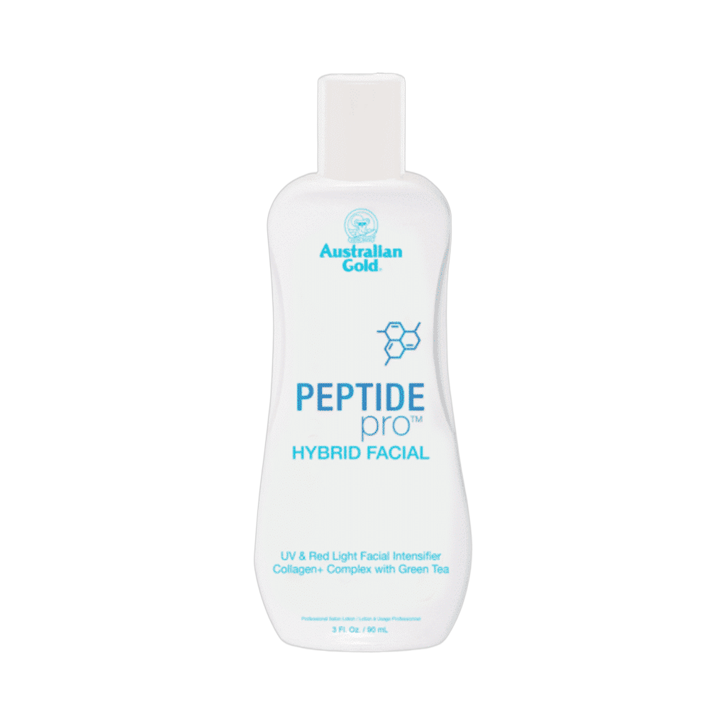 Australian Gold Peptide Pro Hybrid Facial Lotion with Collagen and Green Tea for solarium use