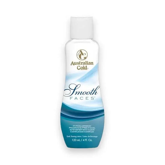 Australian Gold Smooth Faces tan accelerator lotion, 120ml hypoallergenic facial intensifier