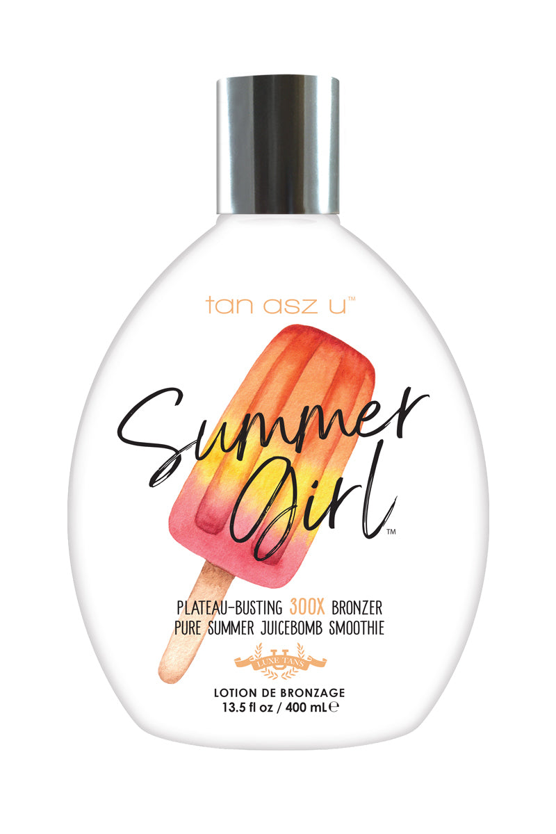 Tan Asz U Summer Girl 300X bronzer for delicate bronze tan and beautiful radiant skin. Tattoo enhancement. 400 ml