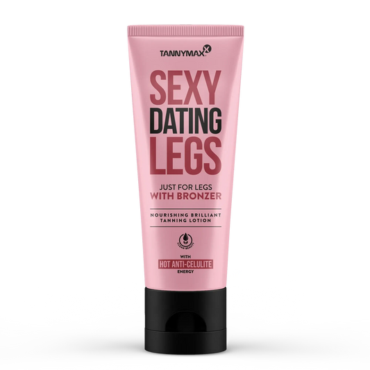 Tannymaxx Sexy Dating Legs Hot Anti‑Cellulite lotion for solarium, powerful bronzers, tingle, 150 ml