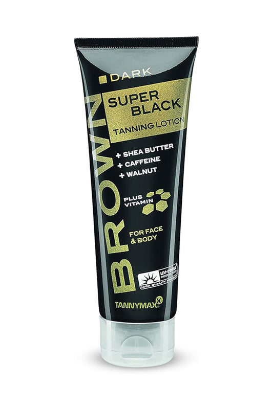 Tannymaxx Super Black tanning lotion with shea butter, caffeine, walnut 125 ml