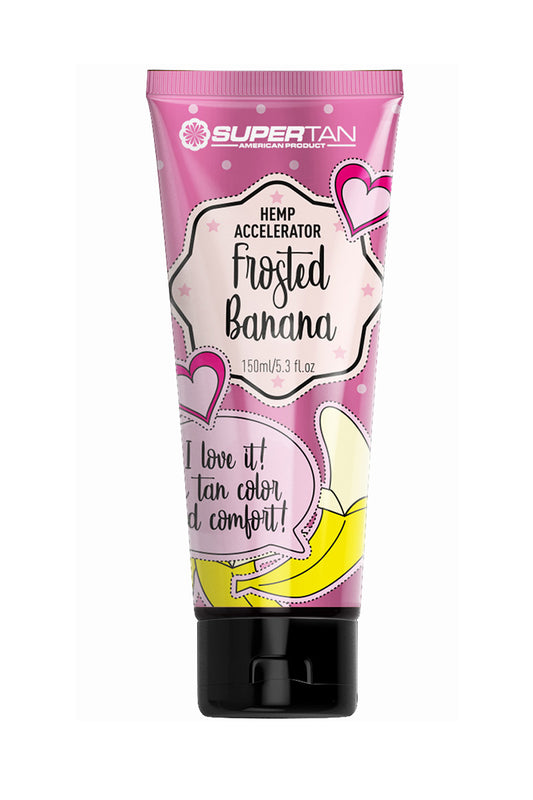 Supertan Frosted Banana Intensive skin hydration accelerator with hemp oil 150 ml