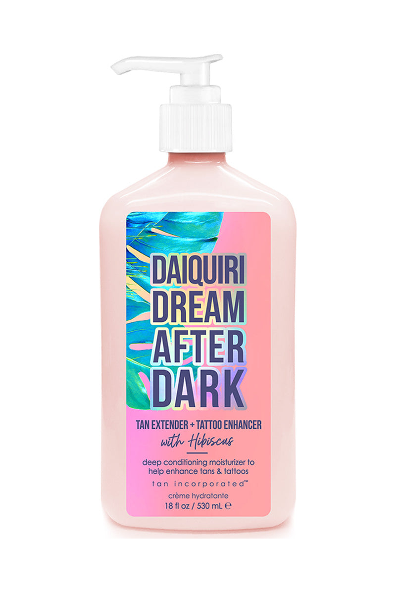 After tan Brown Sugar Daiquiri Dream after dark tan extender and tattoo enhancer 500 ml