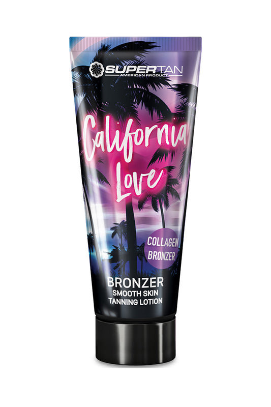 Supertan California Love bronzer for solarium with collagen, shea butter for a long-lasting skin hydration and deep tan 200 ml