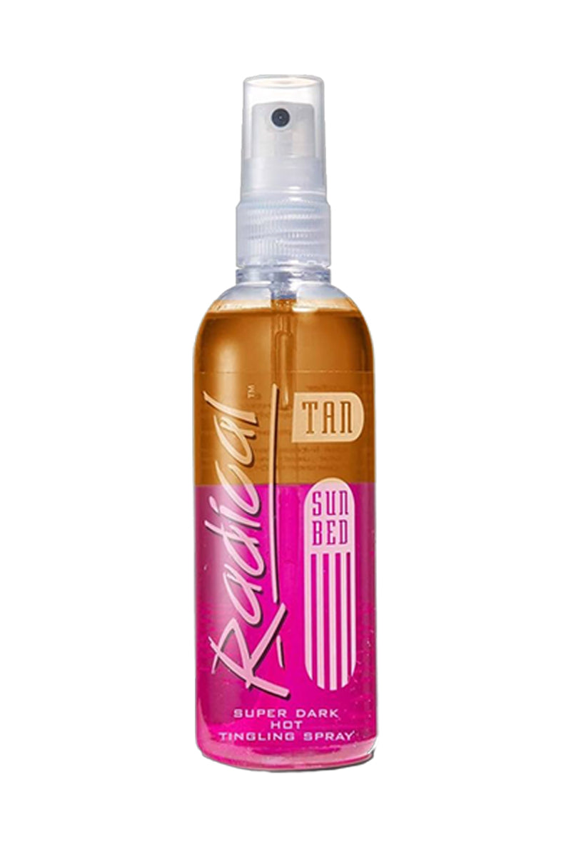 Radical Super Dark Hot tanning spray with strong bronzer with tingle 165 ml