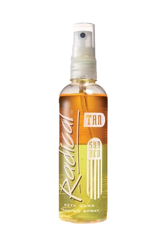 Radical Beta Dark Tanning spray with light bronzer for fast glamour tan 165 ml