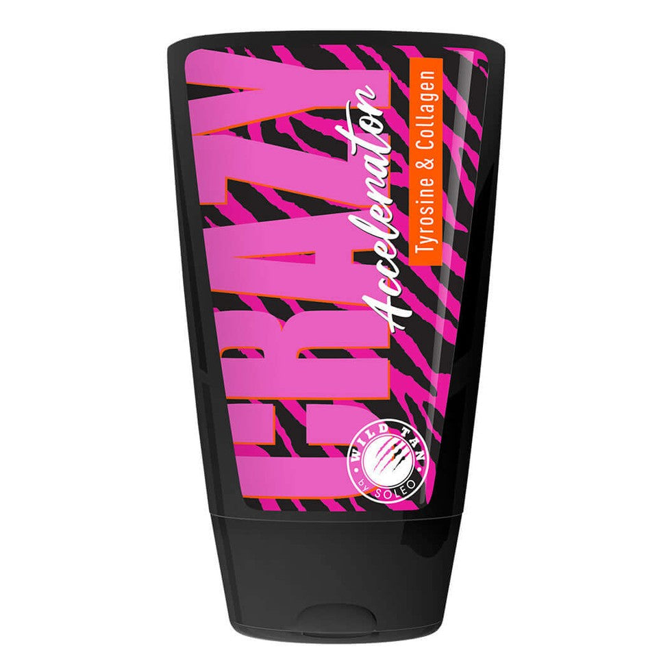 Wild Tan Crazy Accelerator for solarium with collagen for strong rejuvenating effect 125 ml