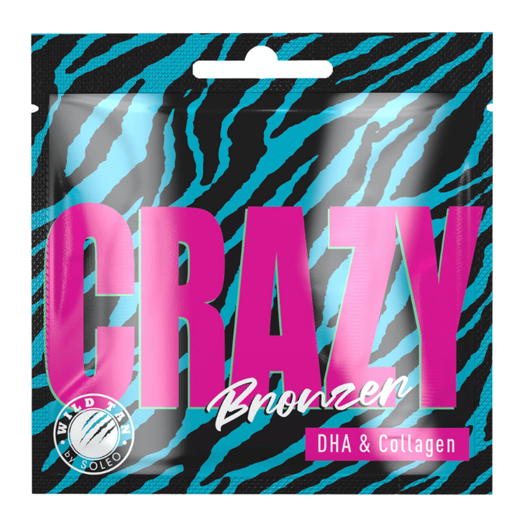 Wild Tan Crazy Bronzer, cream for solarium with DHA, collagen, regenerative formula, 15 ml
