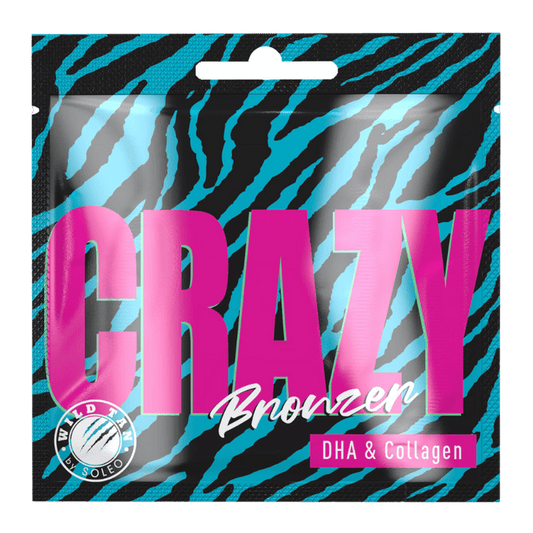Wild Tan Crazy Bronzer, cream for solarium with DHA, collagen, regenerative formula, 15 ml
