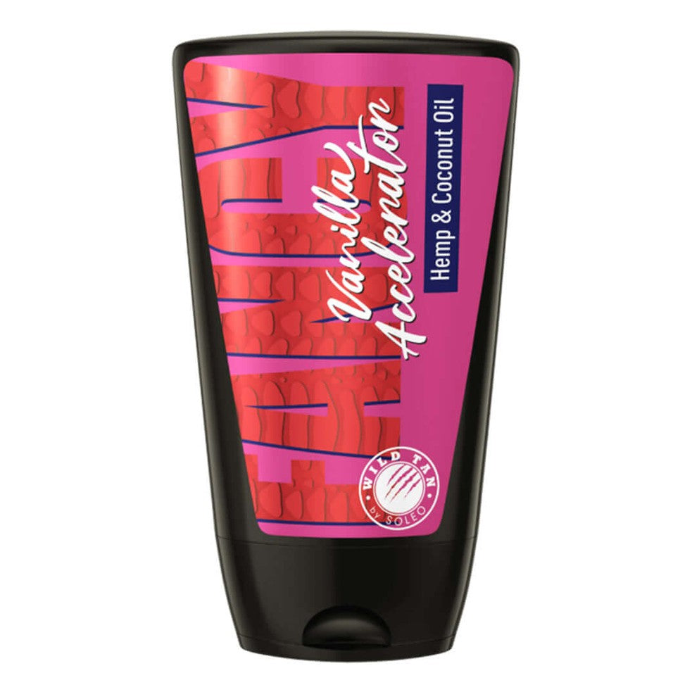 Wild Tan Fancy Vanilla Accelerator for solarium with hemp & coconut oil 125 ml