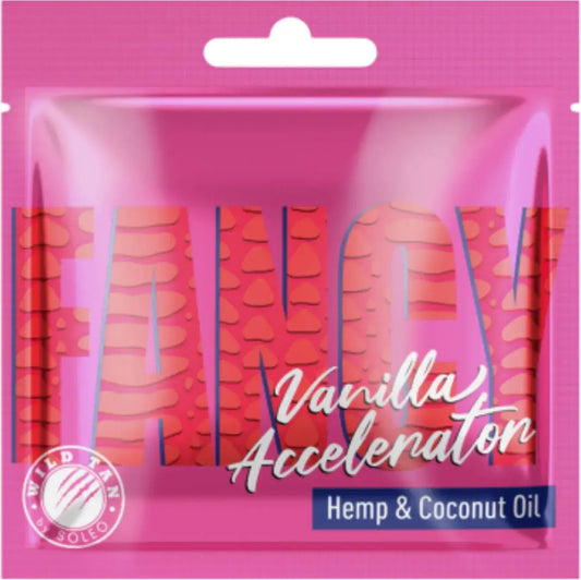 Wild Tan Fancy Vanilla Accelerator, solarium lotion with hemp, coconut oil, 15 ml