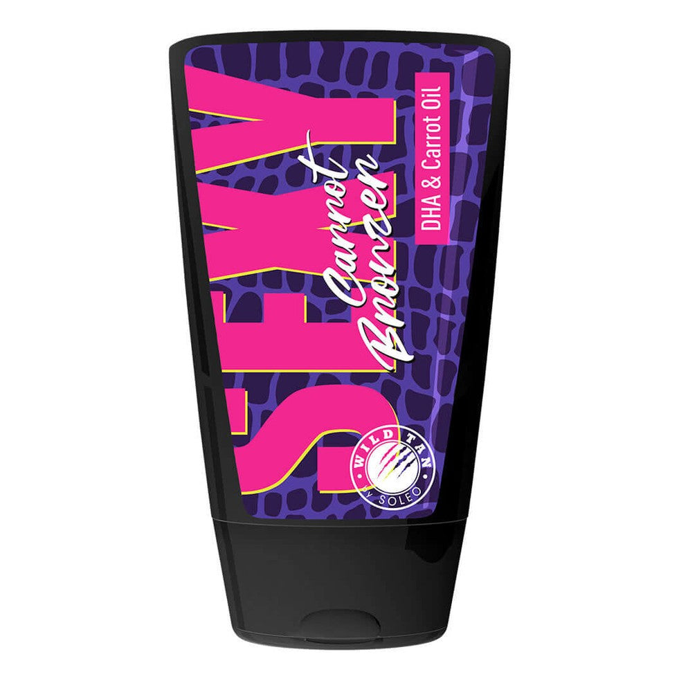 Wild Tan Sexy Carrot Bronzer for solarium with instant tan accelerator and carrot oil 125 ml
