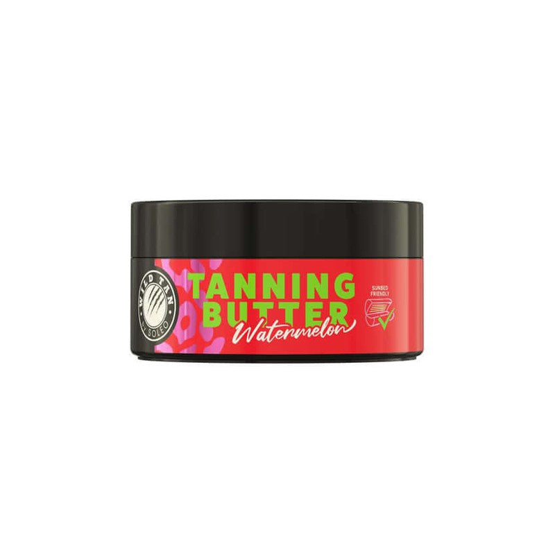 Wild Tan Watermelon Tanning Butter for solarium with watermelon extract, almond oil & shea butter 150 ml