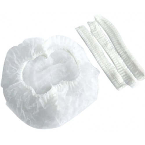 Cap for cosmetic procedures, spray tanning, solarium, laser